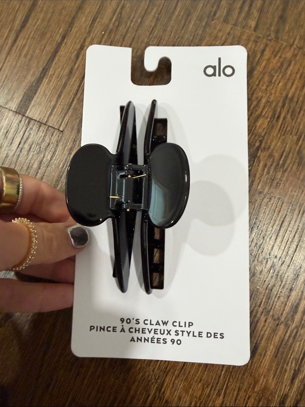 ALO Yoga Black 90's Claw Hair Clip